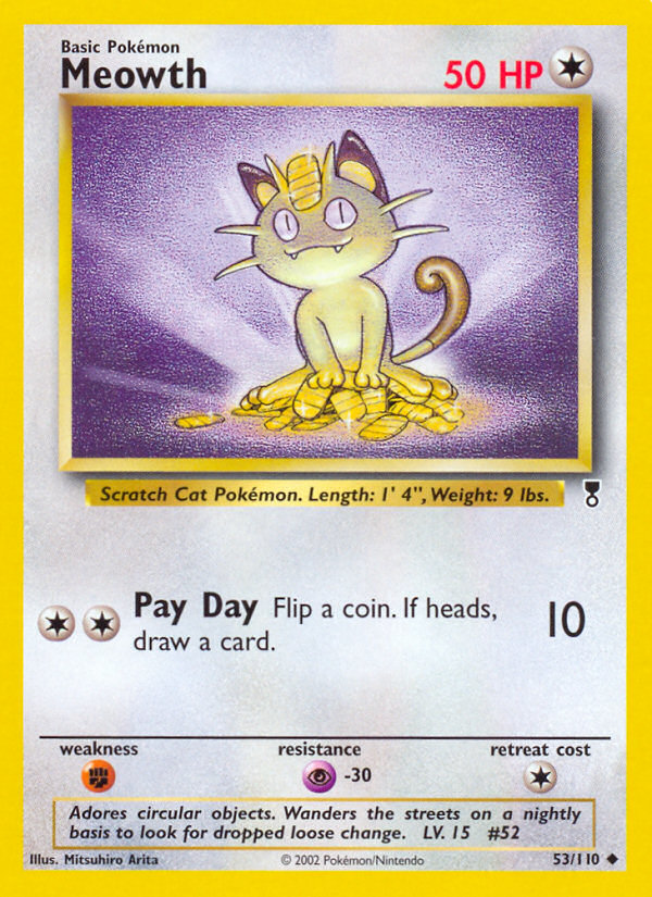 Meowth (53/110) [Legendary Collection] | Card Merchant Takapuna