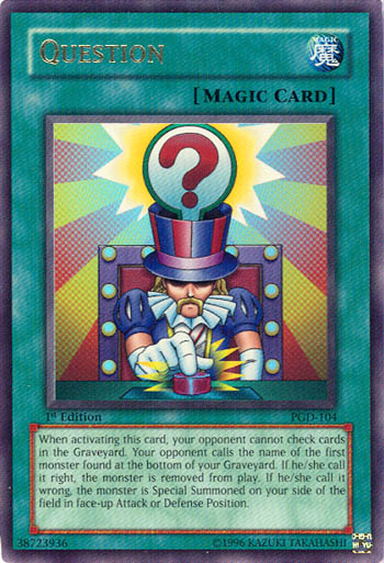 Question [PGD-104] Ultra Rare | Card Merchant Takapuna