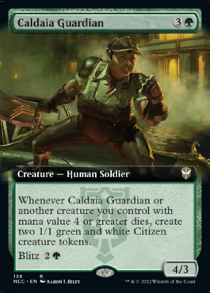 Caldaia Guardian (Extended Art) [Streets of New Capenna Commander] | Card Merchant Takapuna