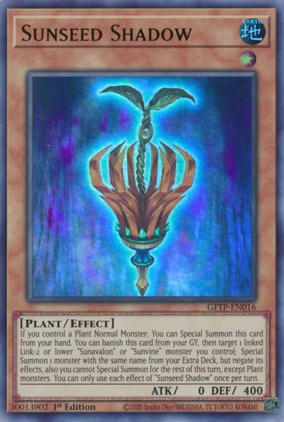 Sunseed Shadow [GFTP-EN016] Ultra Rare | Card Merchant Takapuna