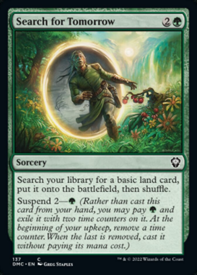 Search for Tomorrow [Dominaria United Commander] | Card Merchant Takapuna