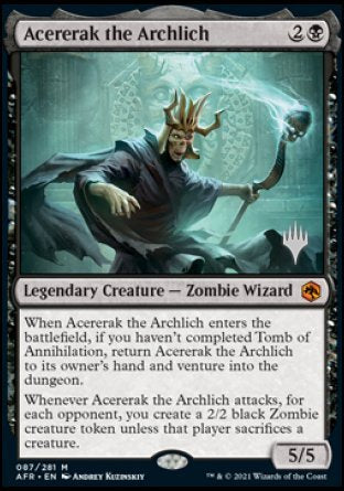 Acererak the Archlich (Promo Pack) [Dungeons & Dragons: Adventures in the Forgotten Realms Promos] | Card Merchant Takapuna