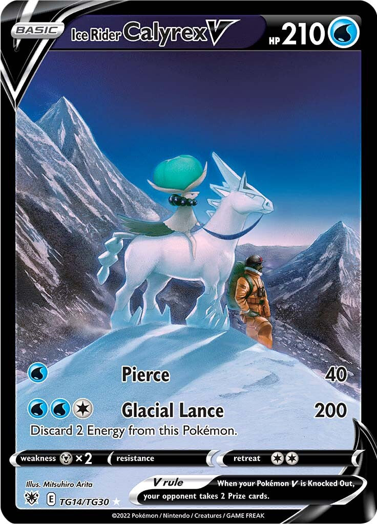 Ice Rider Calyrex V (TG14/TG30) [Sword & Shield: Astral Radiance] | Card Merchant Takapuna