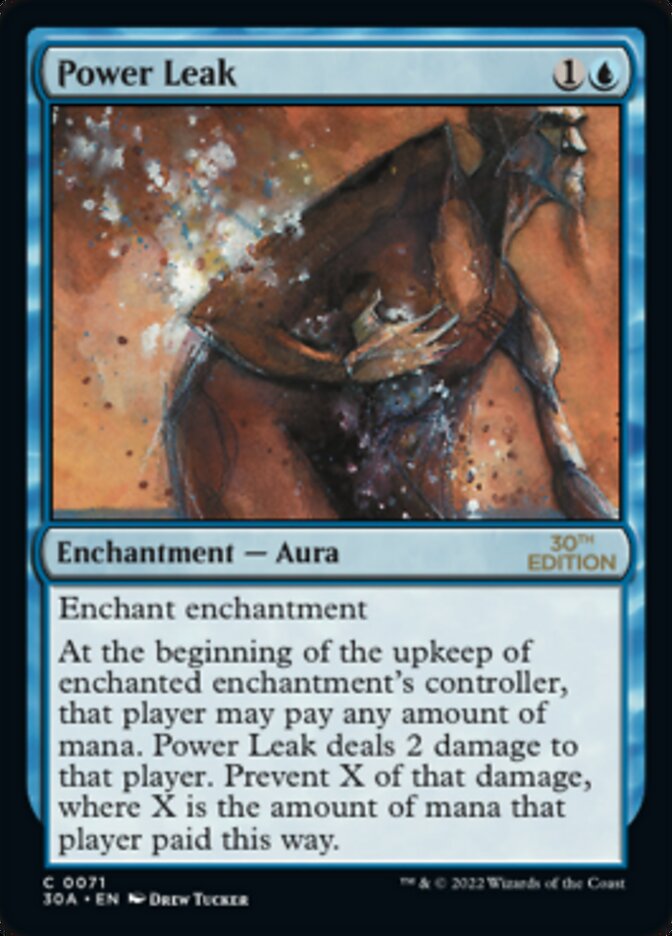 Power Leak [30th Anniversary Edition] | Card Merchant Takapuna