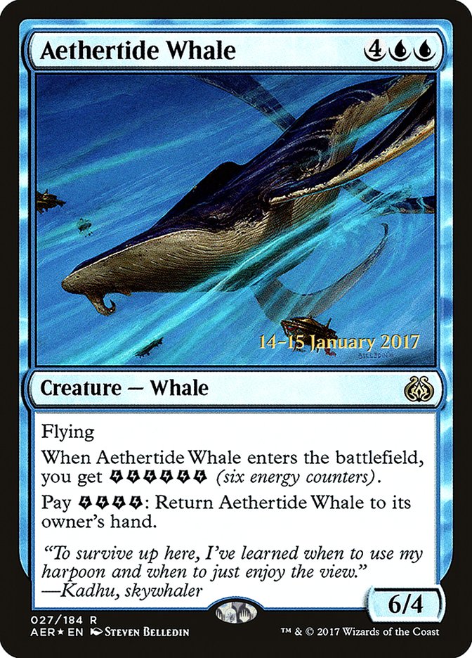 Aethertide Whale [Aether Revolt Prerelease Promos] | Card Merchant Takapuna