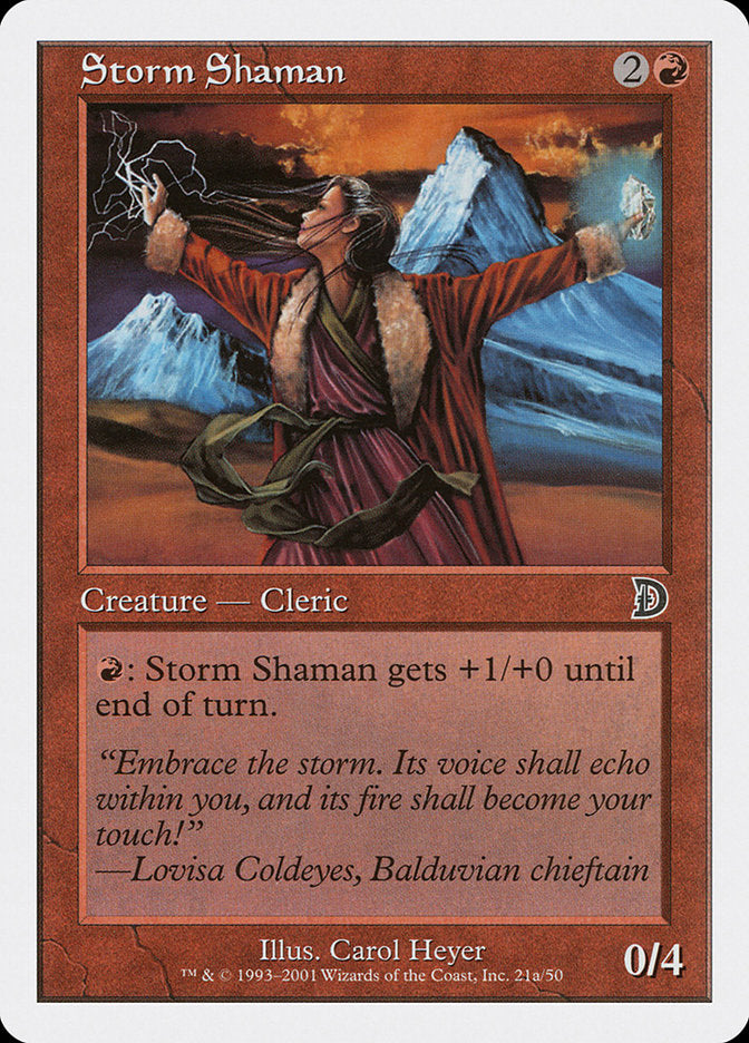 Storm Shaman (Female) [Deckmasters] | Card Merchant Takapuna