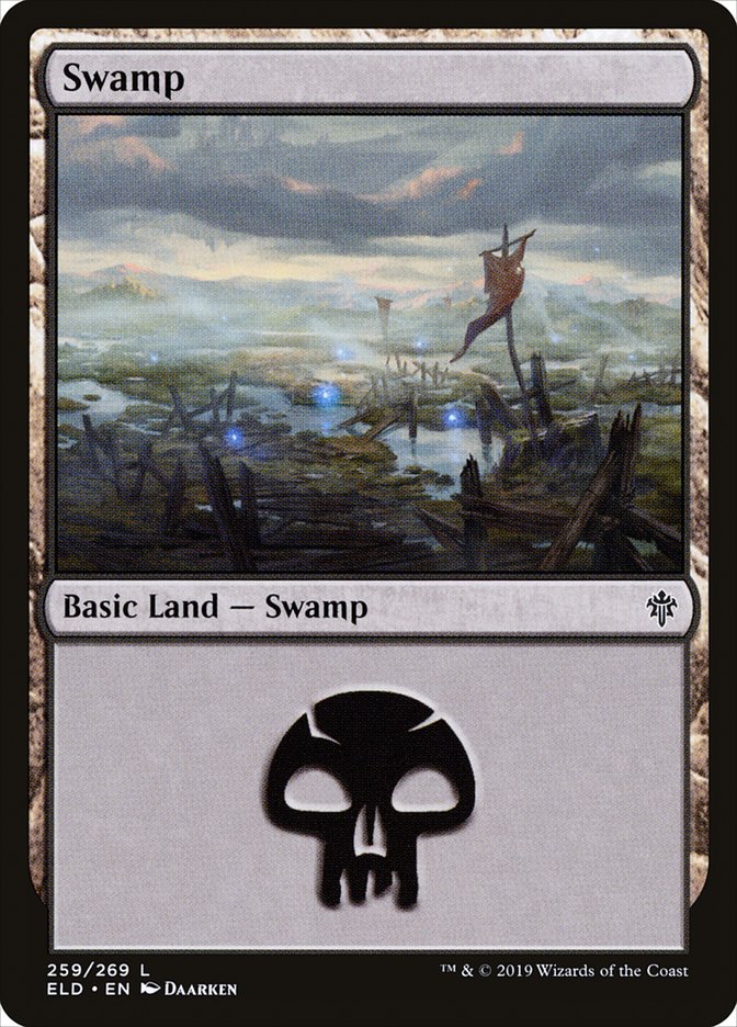 Swamp (259) [Throne of Eldraine] | Card Merchant Takapuna