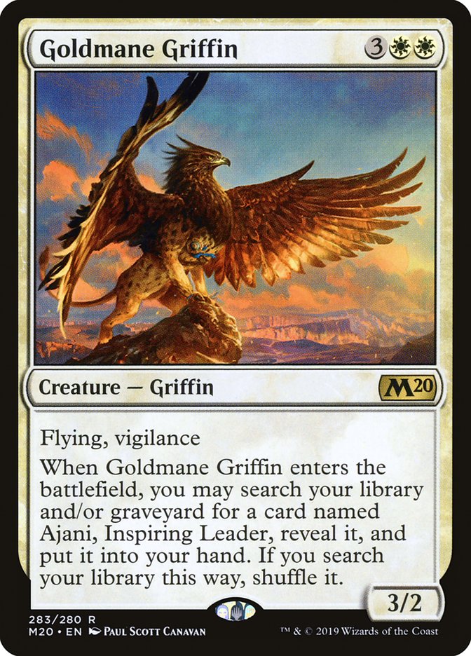 Goldmane Griffin [Core Set 2020] | Card Merchant Takapuna