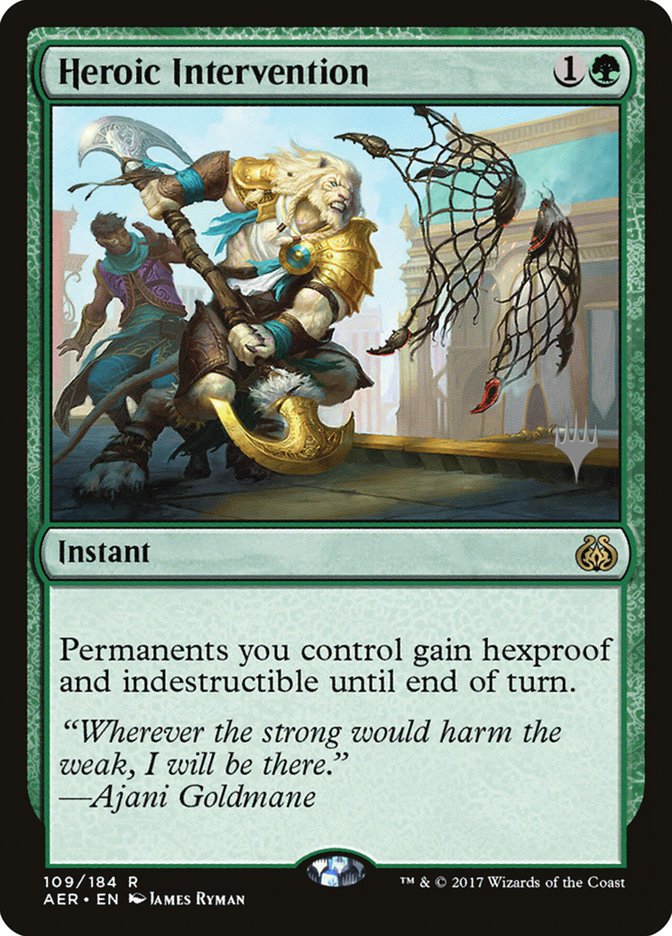 Heroic Intervention (Promo Pack) [Aether Revolt Promos] | Card Merchant Takapuna