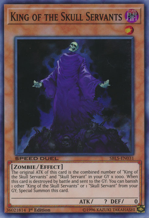 King of the Skull Servants [SBLS-EN031] Super Rare | Card Merchant Takapuna