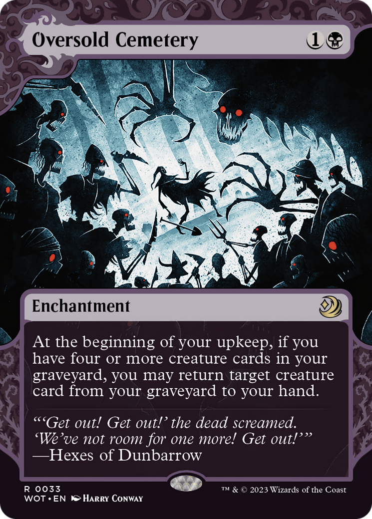 Oversold Cemetery [Wilds of Eldraine: Enchanting Tales] | Card Merchant Takapuna