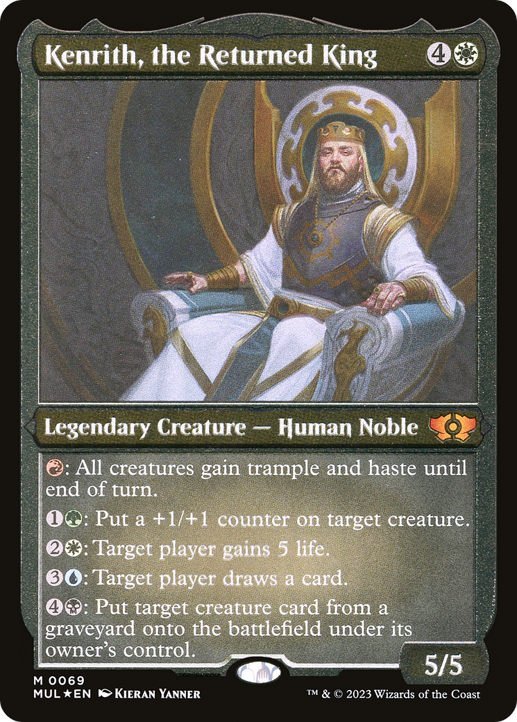 Kenrith, the Returned King (Foil Etched) [Multiverse Legends] | Card Merchant Takapuna