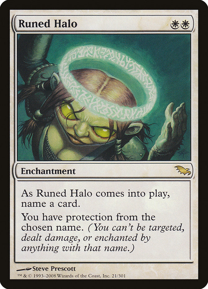 Runed Halo [Shadowmoor] | Card Merchant Takapuna