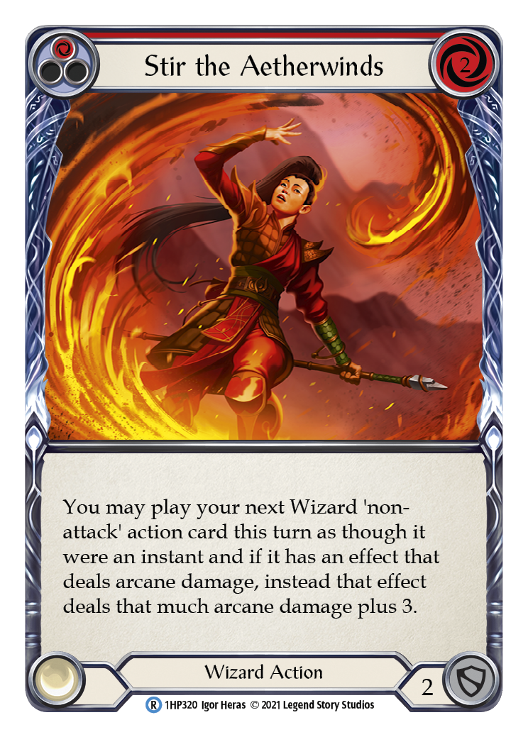 Stir the Aetherwinds (Red) [1HP320] (History Pack 1) | Card Merchant Takapuna