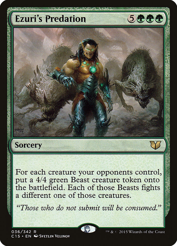 Ezuri's Predation [Commander 2015] | Card Merchant Takapuna
