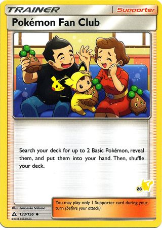 Pokemon Fan Club (133/156) (Pikachu Stamp #28) [Battle Academy 2020] | Card Merchant Takapuna