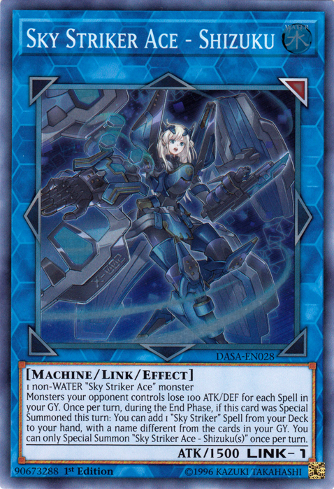 Sky Striker Ace - Shizuku [DASA-EN028] Super Rare | Card Merchant Takapuna