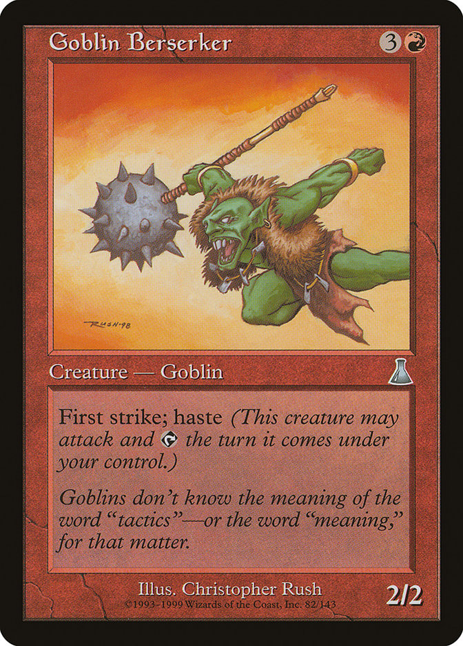 Goblin Berserker [Urza's Destiny] | Card Merchant Takapuna