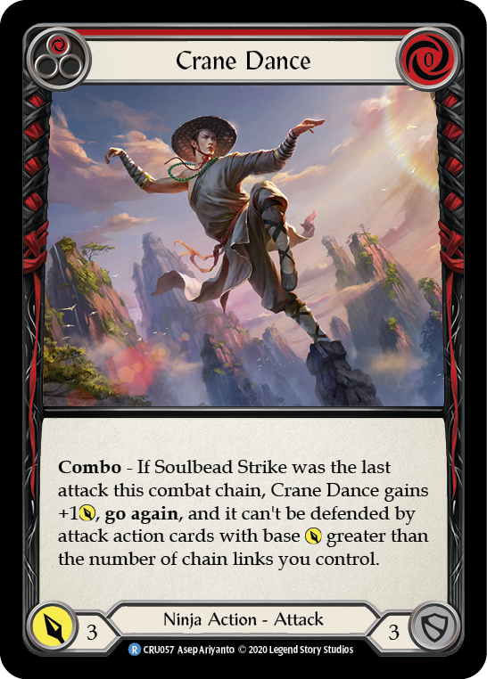 Crane Dance (Red) [CRU057] (Crucible of War)  1st Edition Normal | Card Merchant Takapuna