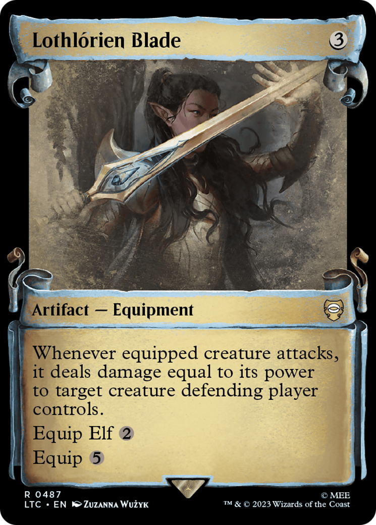 Lothlorien Blade [The Lord of the Rings: Tales of Middle-Earth Commander Showcase Scrolls] | Card Merchant Takapuna