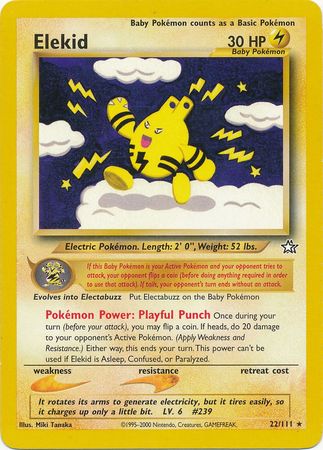 Elekid (22/111) [Neo Genesis Unlimited] | Card Merchant Takapuna