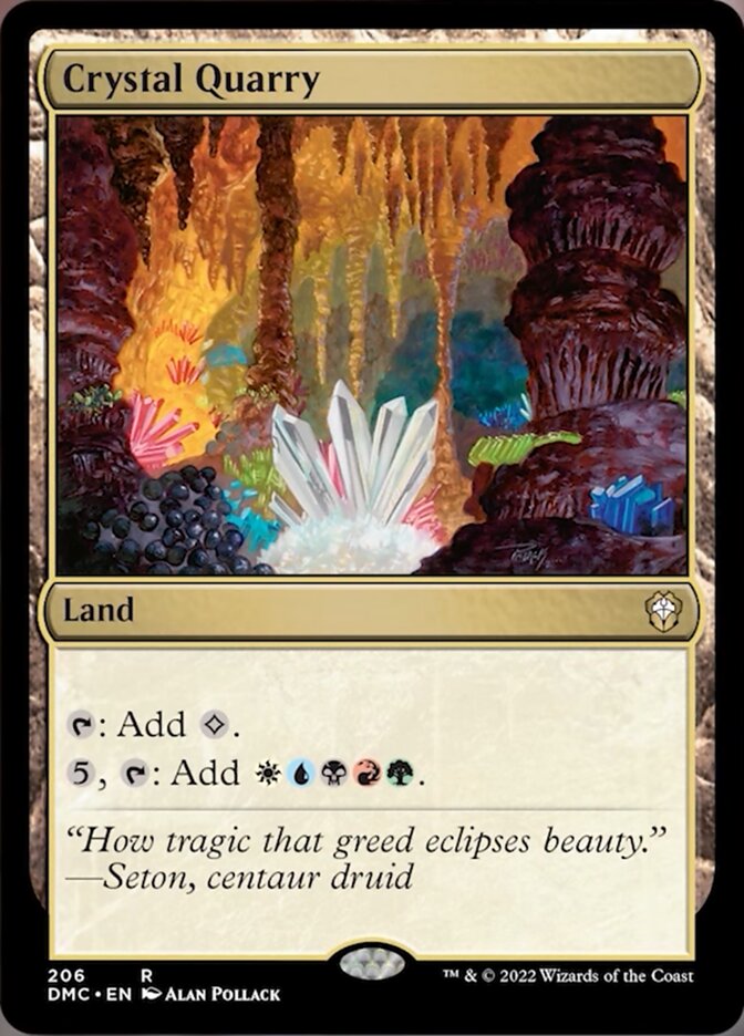 Crystal Quarry [Dominaria United Commander] | Card Merchant Takapuna