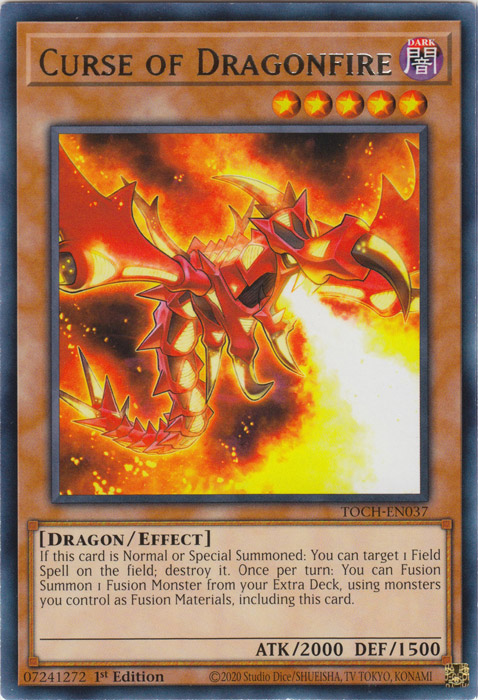 Curse of Dragonfire [TOCH-EN037] Rare | Card Merchant Takapuna