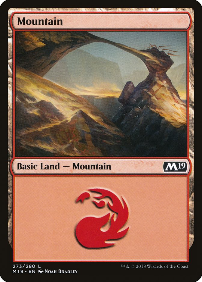 Mountain (273) [Core Set 2019] | Card Merchant Takapuna