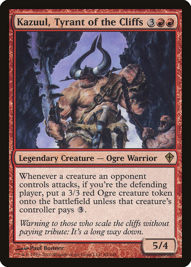 Kazuul, Tyrant of the Cliffs [Worldwake] | Card Merchant Takapuna