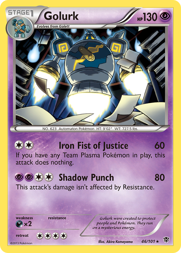 Golurk (46/101) [Black & White: Plasma Blast] | Card Merchant Takapuna