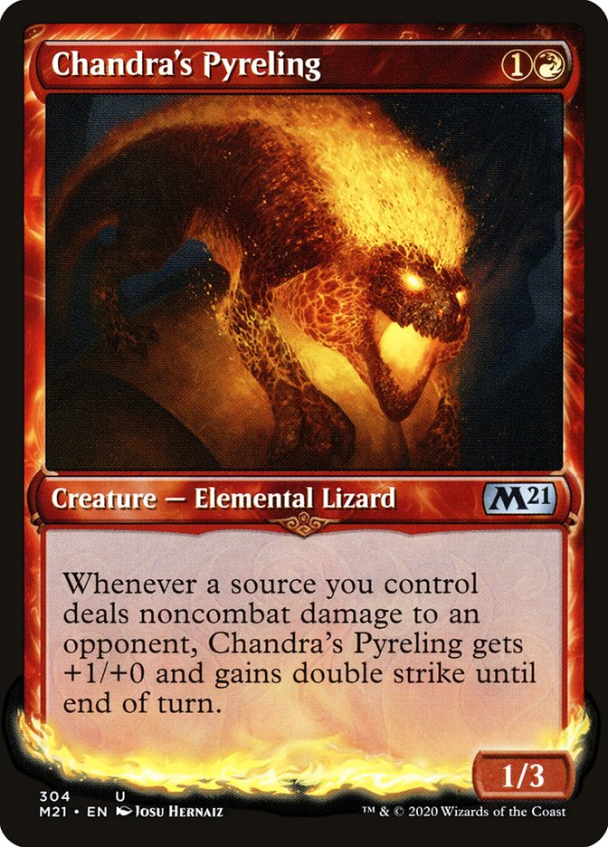 Chandra's Pyreling (Showcase) [Core Set 2021] | Card Merchant Takapuna