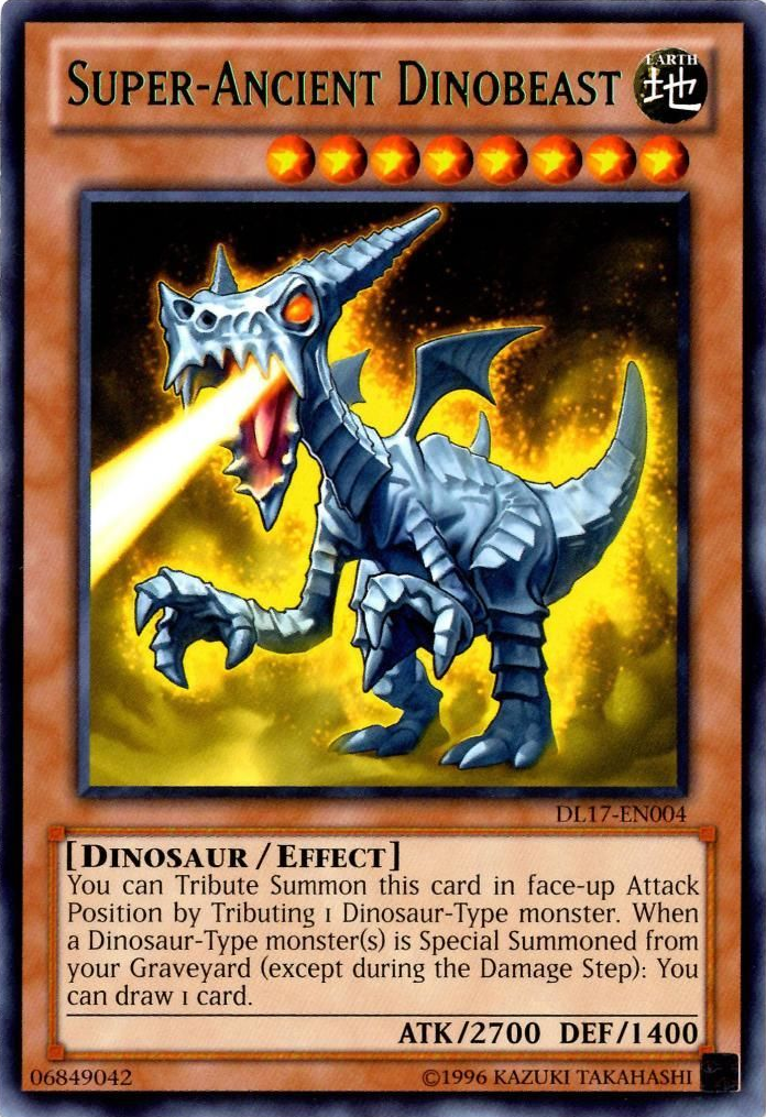 Super-Ancient Dinobeast (Green) [DL17-EN004] Rare | Card Merchant Takapuna