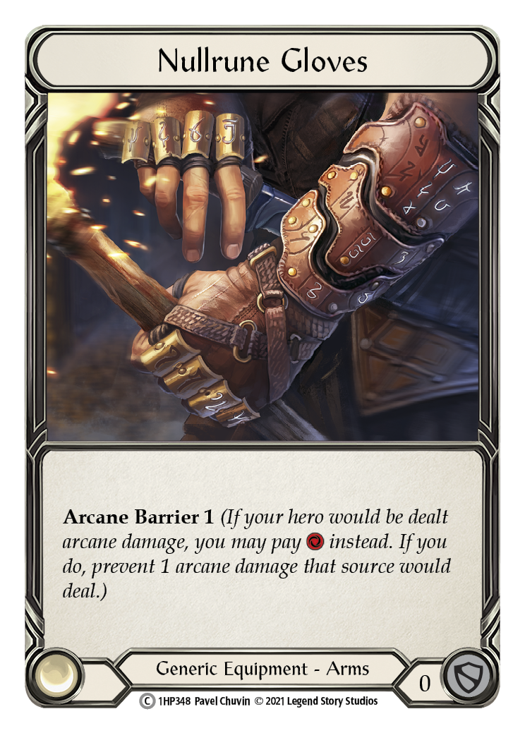 Nullrune Gloves [1HP348] (History Pack 1) | Card Merchant Takapuna