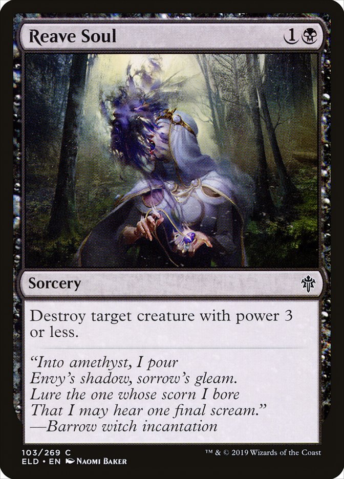 Reave Soul [Throne of Eldraine] | Card Merchant Takapuna