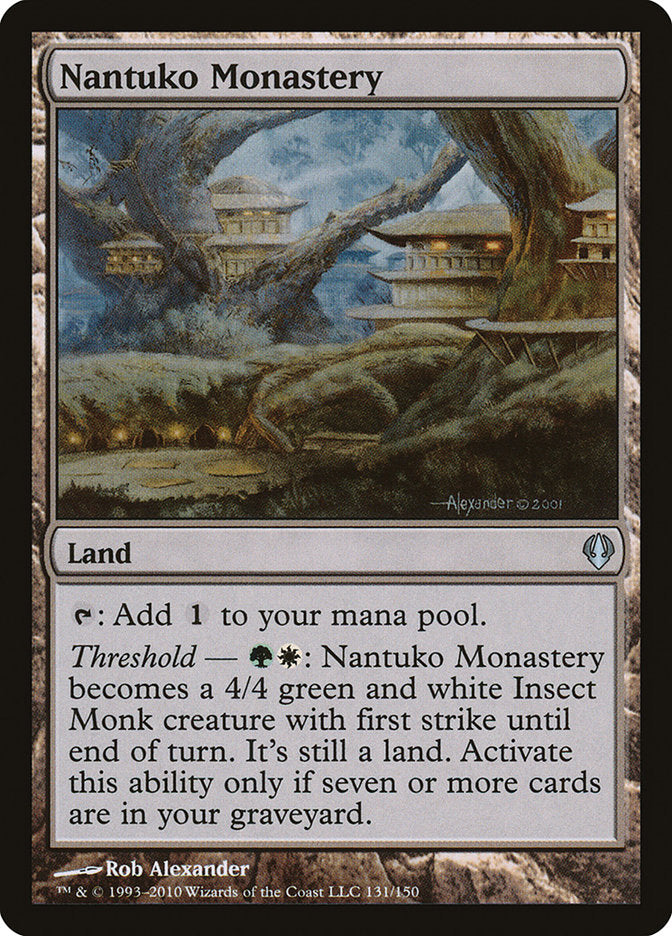 Nantuko Monastery [Archenemy] | Card Merchant Takapuna