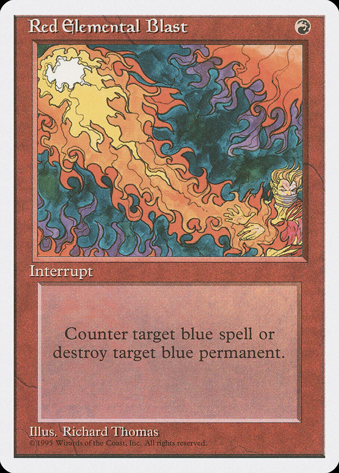 Red Elemental Blast [Fourth Edition] | Card Merchant Takapuna