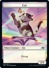 Cat // Food (11) Double-Sided Token [Unfinity Tokens] | Card Merchant Takapuna