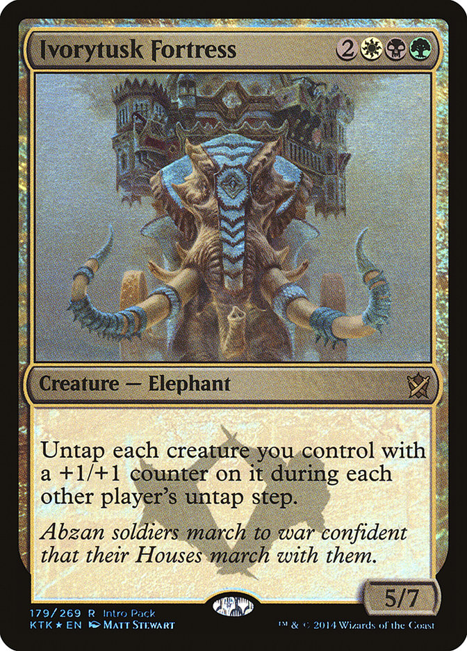 Ivorytusk Fortress (Intro Pack) [Khans of Tarkir Promos] | Card Merchant Takapuna