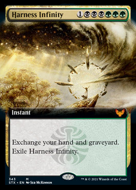 Harness Infinity (Extended Art) [Strixhaven: School of Mages] | Card Merchant Takapuna