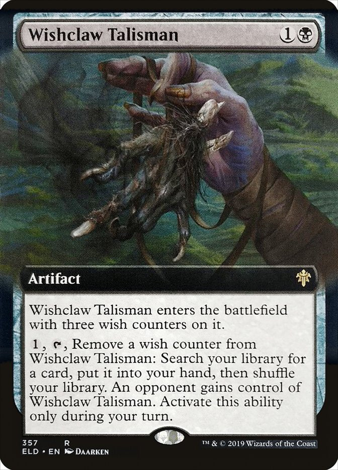 Wishclaw Talisman (Extended Art) [Throne of Eldraine] | Card Merchant Takapuna