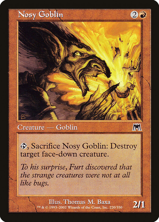 Nosy Goblin [Onslaught] | Card Merchant Takapuna