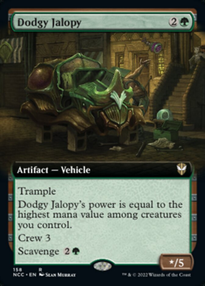 Dodgy Jalopy (Extended Art) [Streets of New Capenna Commander] | Card Merchant Takapuna