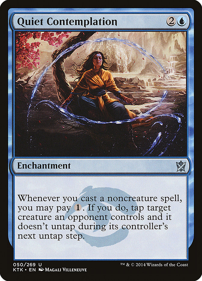 Quiet Contemplation [Khans of Tarkir] | Card Merchant Takapuna
