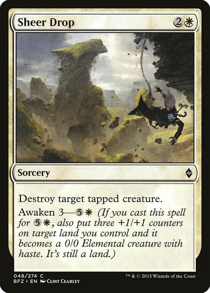 Sheer Drop [Battle for Zendikar] | Card Merchant Takapuna