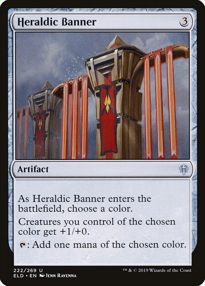 Heraldic Banner [Throne of Eldraine] | Card Merchant Takapuna