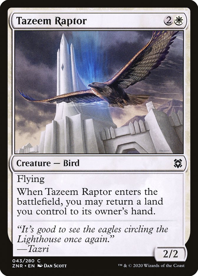 Tazeem Raptor [Zendikar Rising] | Card Merchant Takapuna