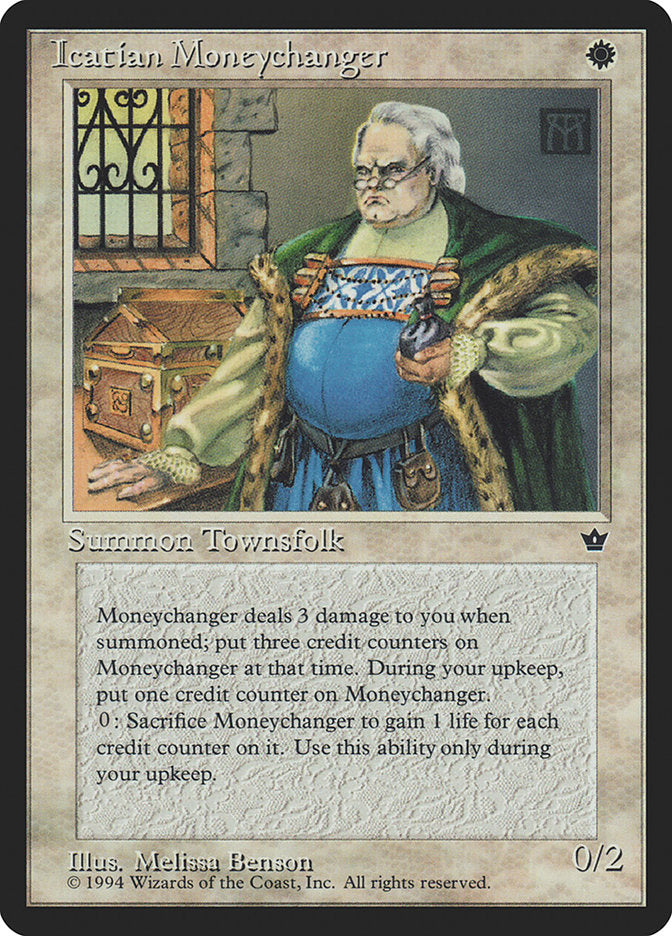 Icatian Moneychanger (Melissa A. Benson) [Fallen Empires] | Card Merchant Takapuna