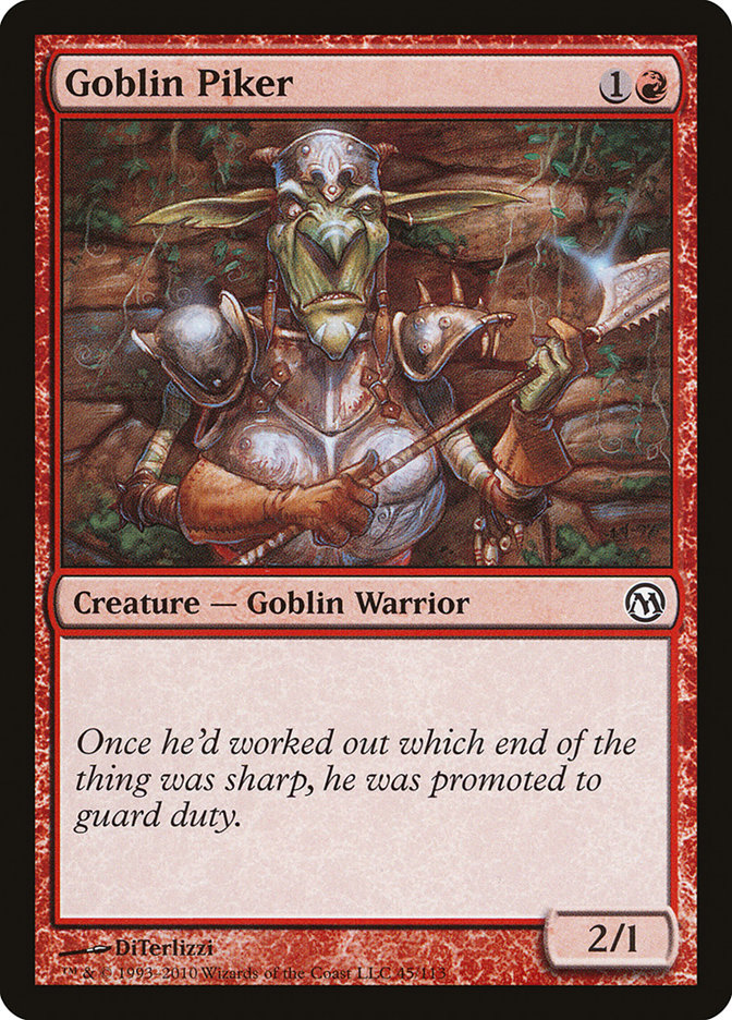 Goblin Piker [Duels of the Planeswalkers] | Card Merchant Takapuna