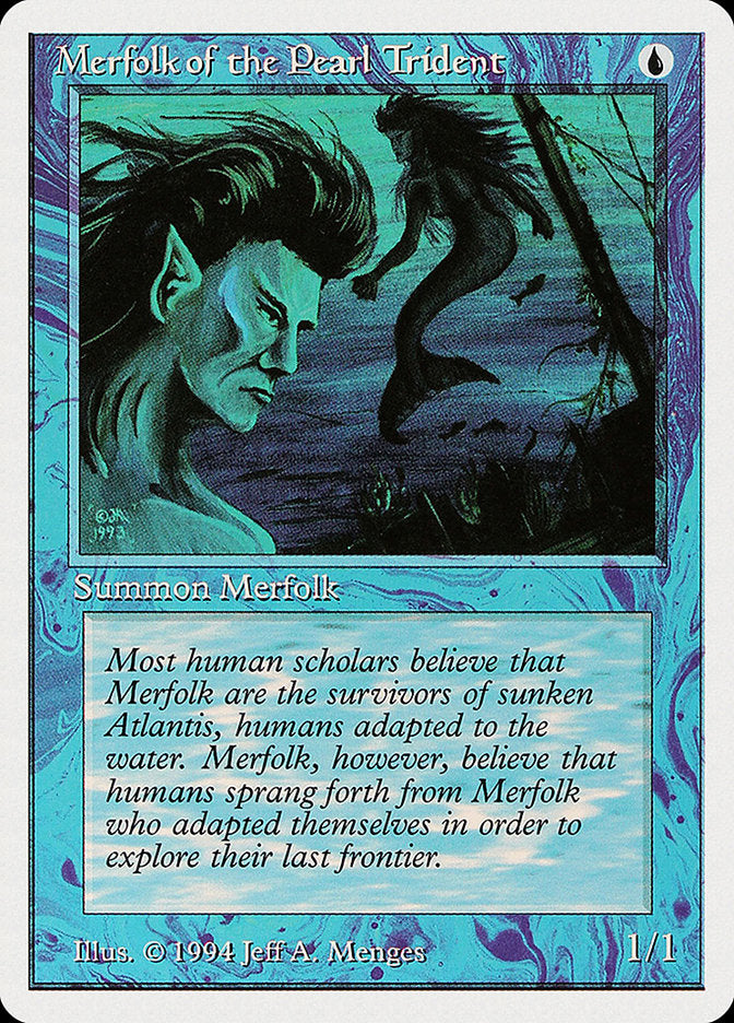 Merfolk of the Pearl Trident [Summer Magic / Edgar] | Card Merchant Takapuna