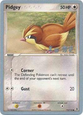 Pidgey (73/112) (Dark Tyranitar Deck - Takashi Yoneda) [World Championships 2005] | Card Merchant Takapuna